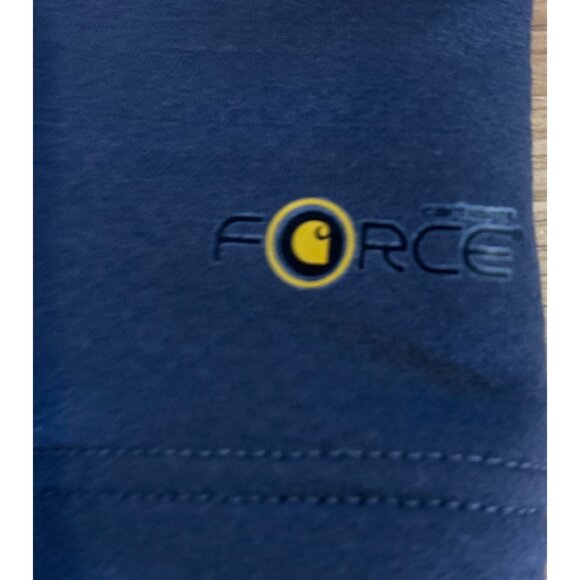 Carhartt Scrub Top Women M Force Scrub Top Magenta & Gray Stretch Fabric V-Neck - Picture 3 of 7